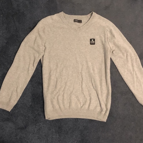 Jack & Jones Core Knit V-Neck Crewneck Long Sleeve - Picture 1 of 5
